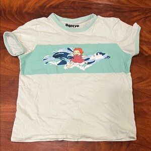 Studio Ghibli Ponyo Mint Green Graphic Tee